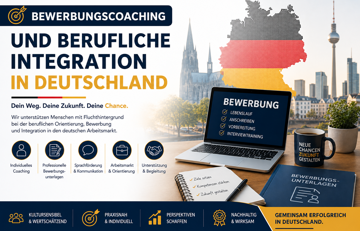 Bewerbungscoaching und berufliche Integration in Deutschland